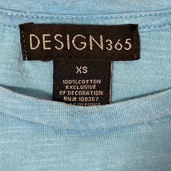 Women's Design 365 Turquoise Sleeveless w/Crochet Pocket - XS - Picture 7 of 7